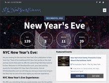 Tablet Screenshot of nycnewyearseve.com